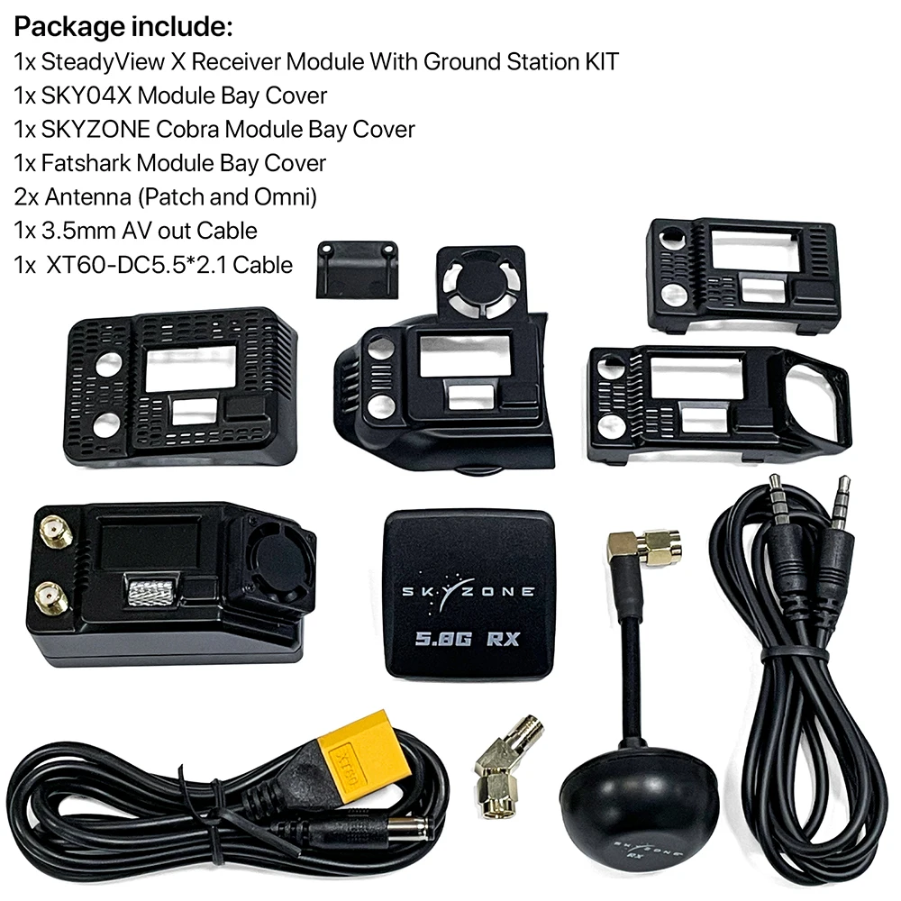 SKYZONE Steadyview X 5/5.8G レシ - Skyzone Steadyview X Receiver Module のレビューと価格