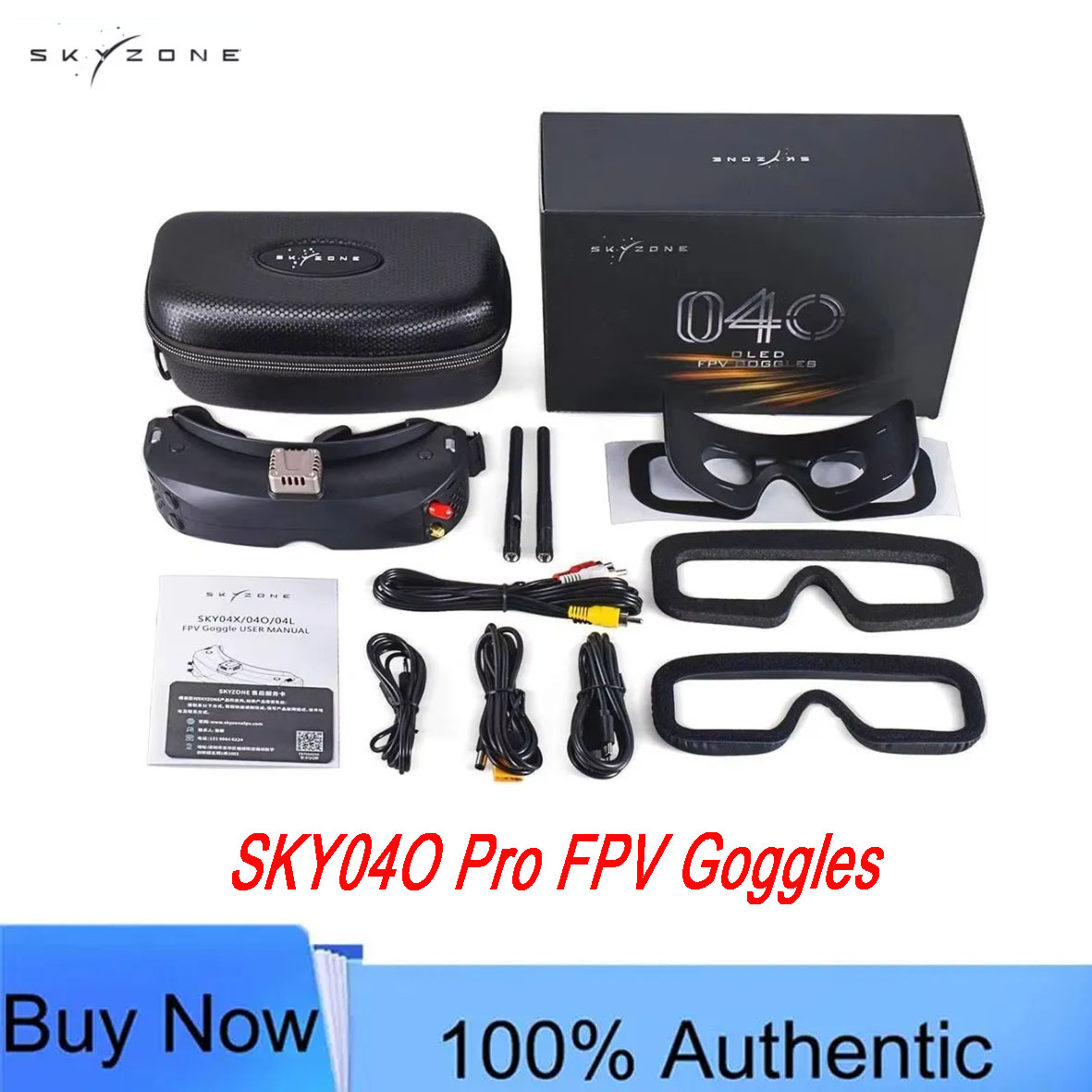 SKYZONE SKY04O Pro FPVゴーグル - O - Skyzone Sky04O Pro Fpv Goggles のレビューと価格